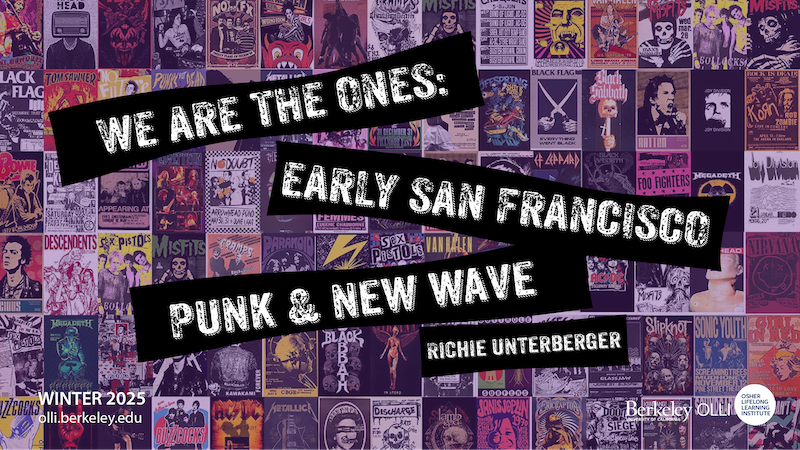 Collage of punk and new wave album covers