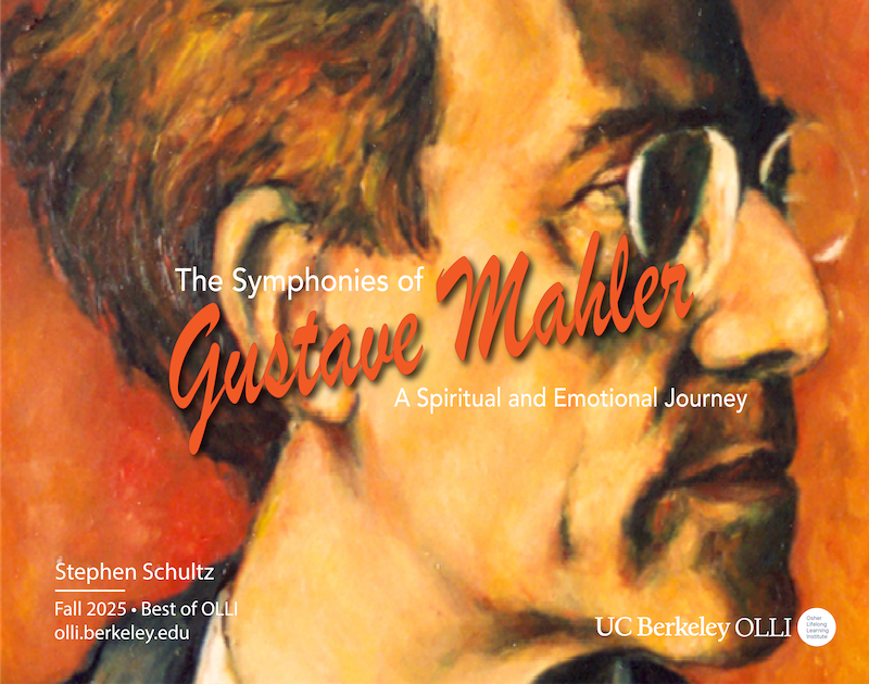 Painting of Gustave Mahler staring off to the side